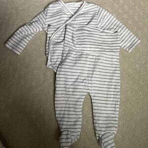 Mango Gray Baby Kimono Top and Pants